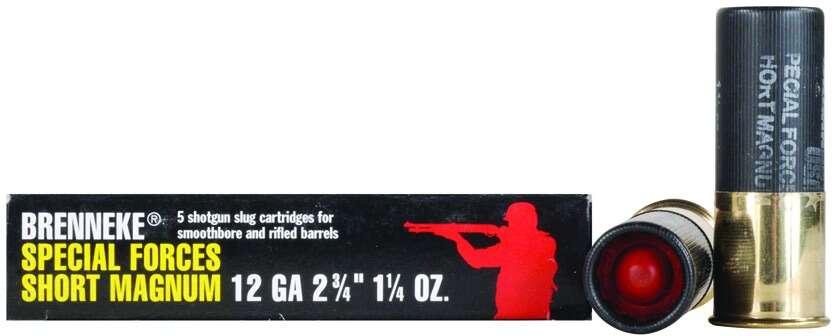 Ammunition Brenneke USA 1 1/4 oz 12Gauge BR SL122SFM SPEC FORC SM  12 2.75  SLUG  11/4 5/50 • Model: 1 1/4 oz